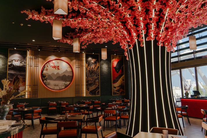 Silk Lantern Restaurant interior